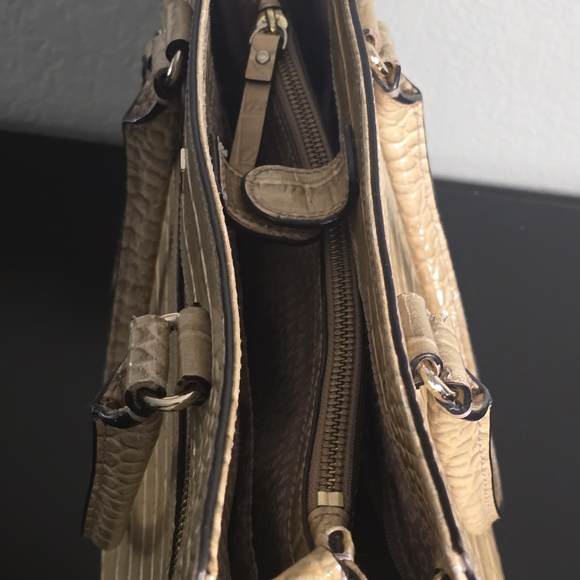 Kate Spade Romy Perri Lane Croco Rosy Beige Bag - Picture 8 of 14